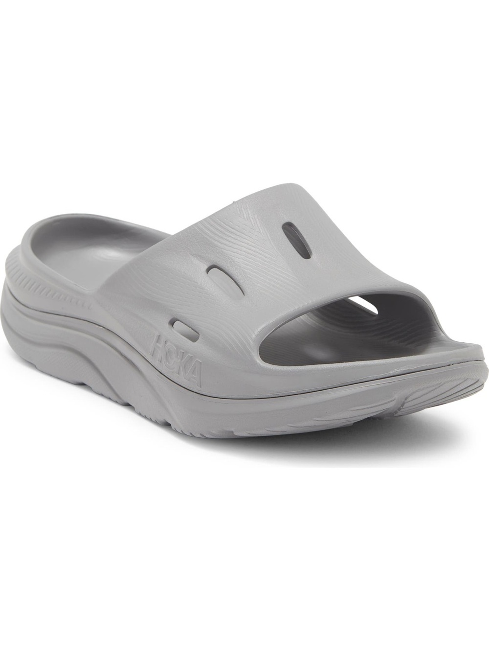 Hoka Men's Slide Sandal in Light Gray